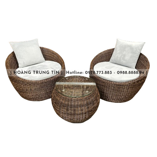 Mẫu bàn ghế nhựa giả mây BGHTT29