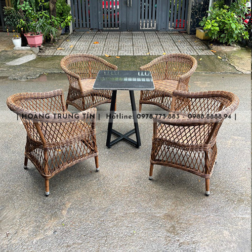 Mẫu bàn ghế sofa nhựa giả mây BGHTT25