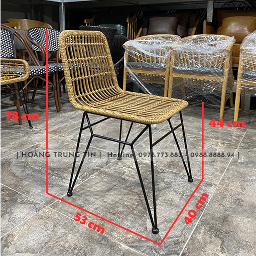 Mẫu ghế nhựa giả mây cao cấp BGHTT37