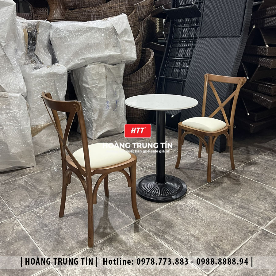Bàn ghế gỗ nệm cao cấp HTT08