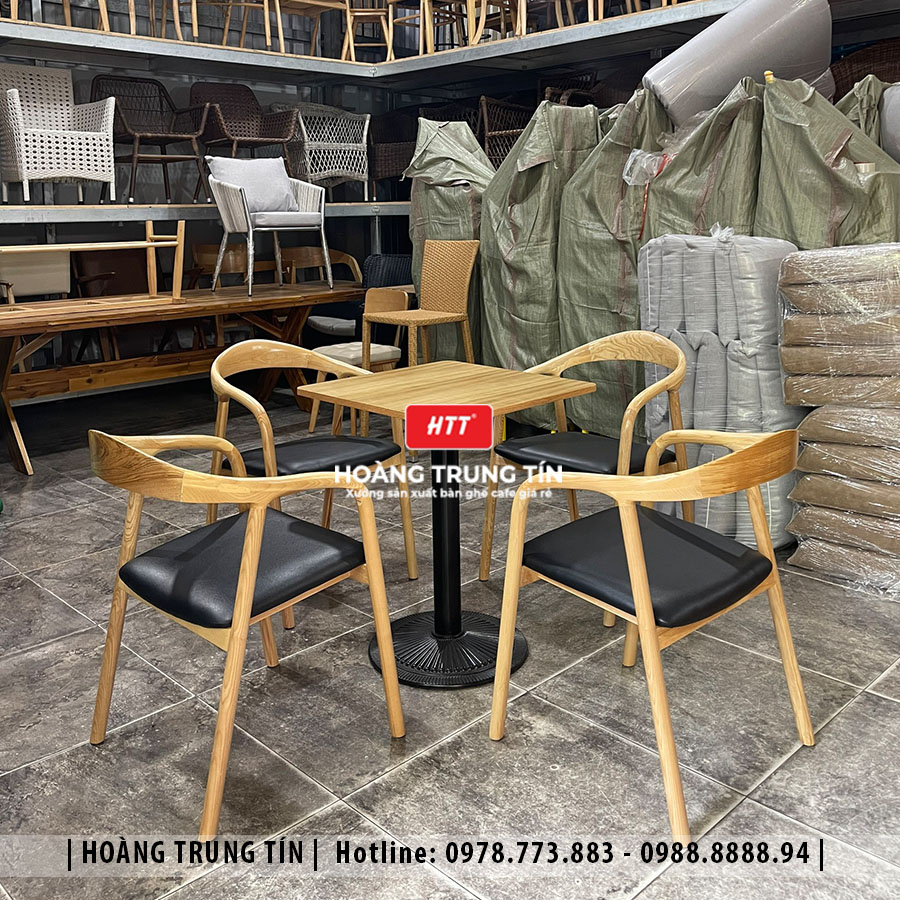 Bàn ghế gỗ nệm cao cấp HTT02