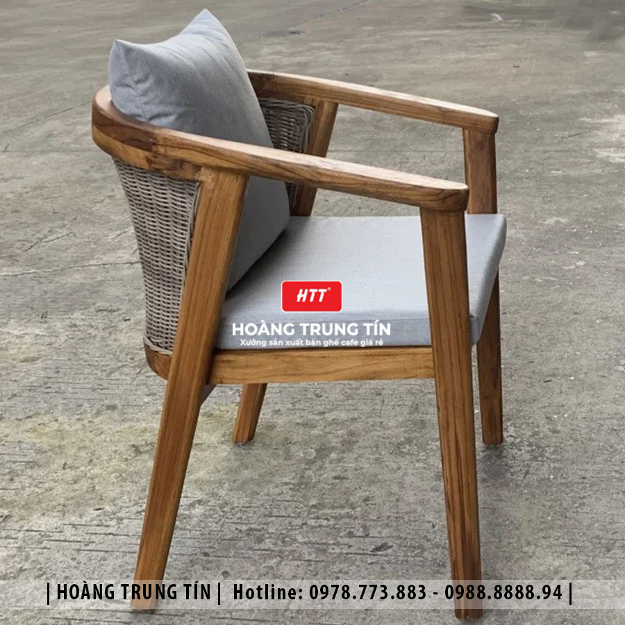 Ghế gỗ nệm cao cấp HTT05