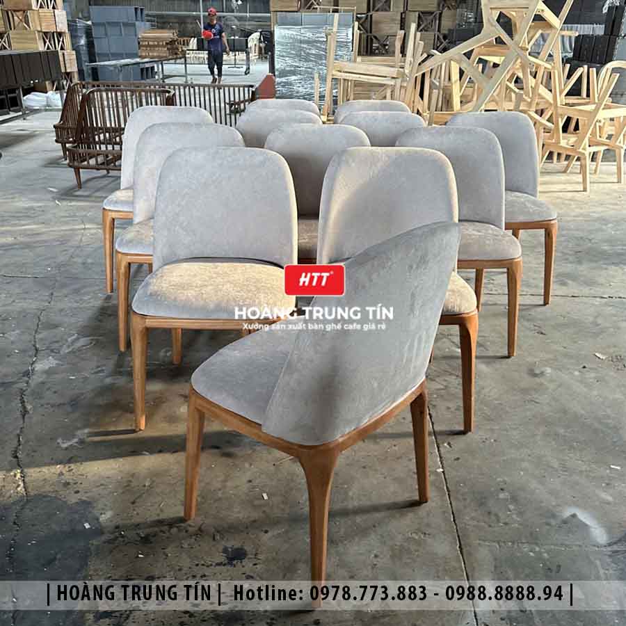 Ghế Grace không tay gỗ nệm cao cấp HTT04