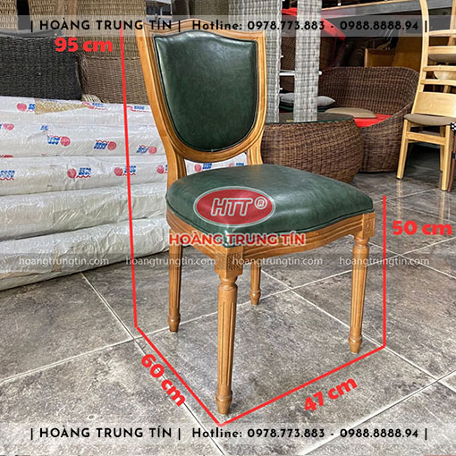 Bàn ghế cafe gỗ nệm HTT014