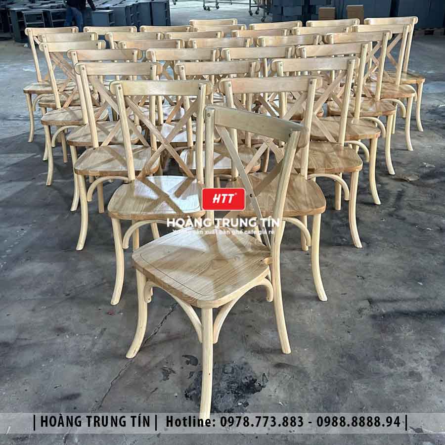 Ghế Bistro mặt gỗ cafe cao cấp HTT05