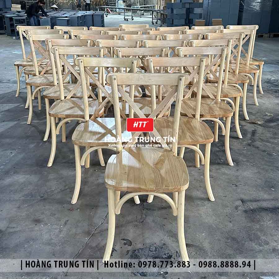 Ghế Bistro mặt gỗ cafe cao cấp HTT05