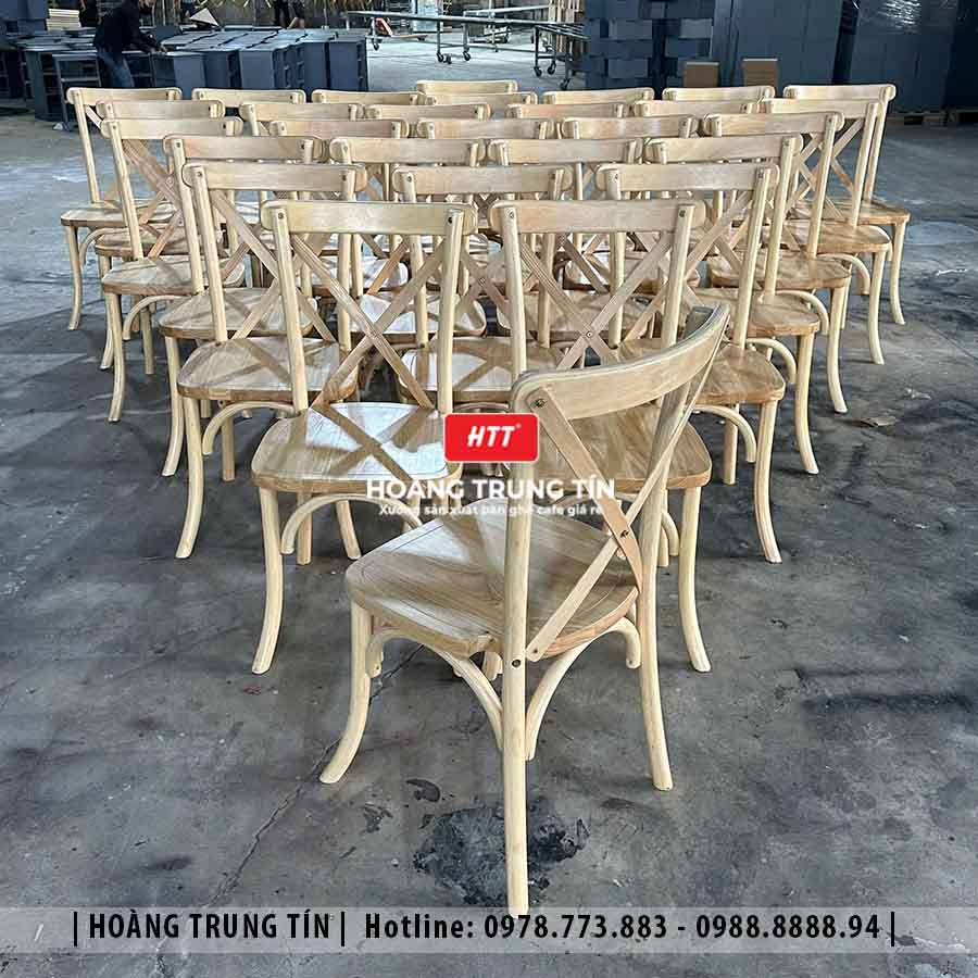 Ghế Bistro mặt gỗ cafe cao cấp HTT05