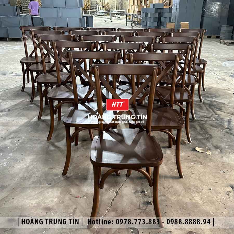 Ghế Bistro mặt gỗ cafe cao cấp HTT06