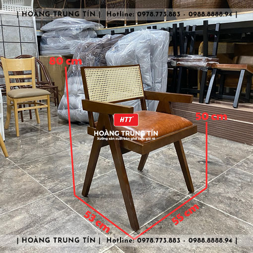Bàn ghế cafe gỗ nệm HTT016