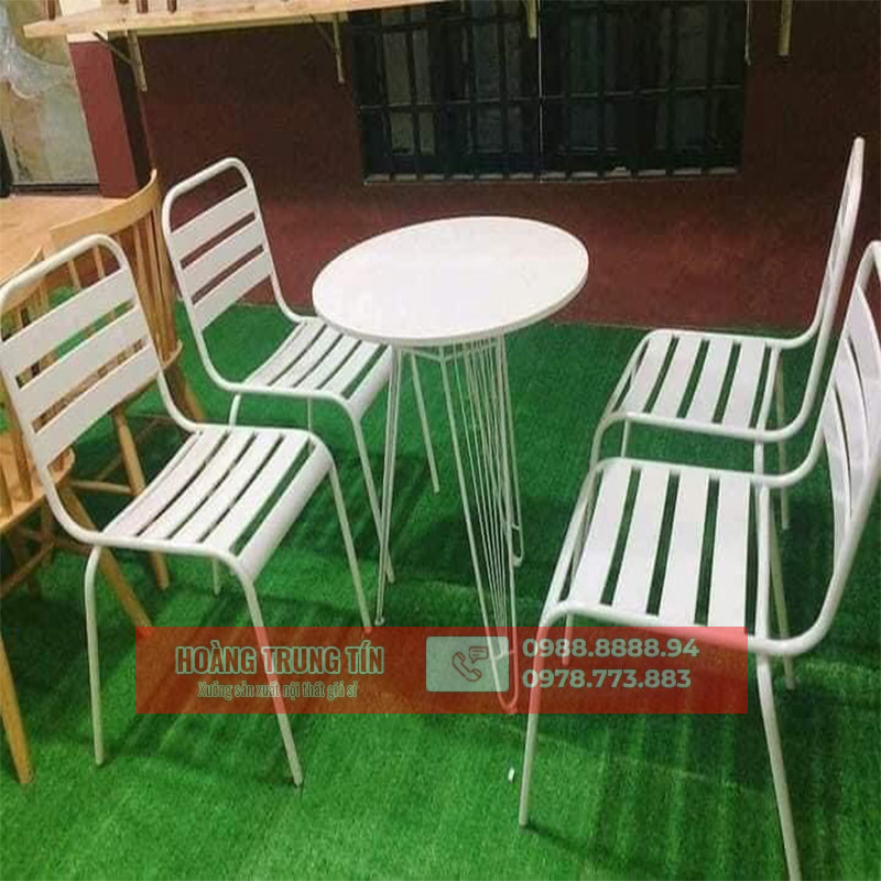 Bàn ghế sắt mỹ nghệ HTT-02