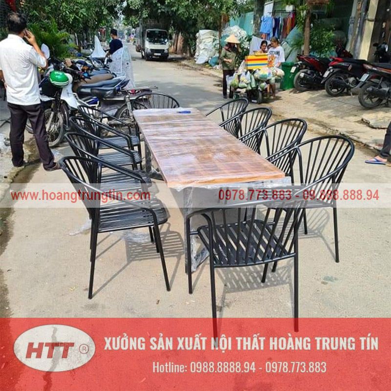 Bàn ghế sắt mỹ nghệ HTT-BGSMN21