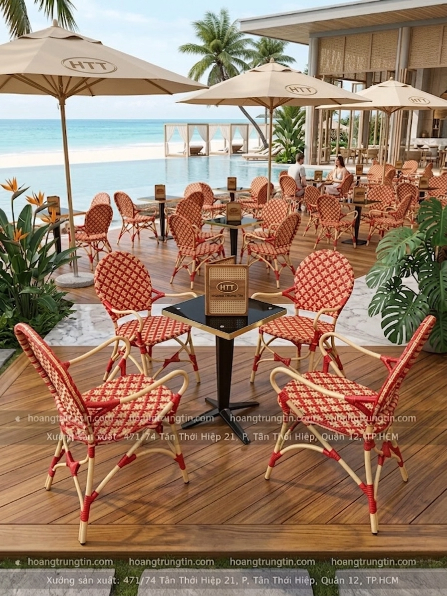 Ghế đan dây nhựa HTT 01