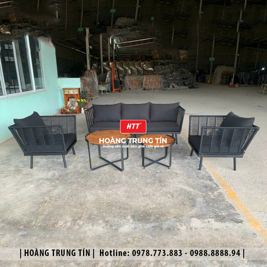 Sofa nệm đan dây dù cao cấp HTT02