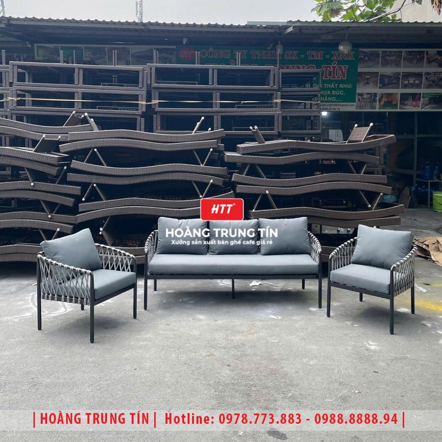 Sofa đan dây dù cao cấp HTT04
