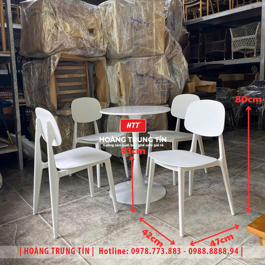 Ghế nhựa đúc nguyên khối HTT26