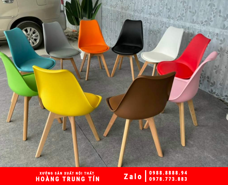 Bàn Ghế Nhựa Đúc Chân Gỗ Nhập Khẩu HTT014