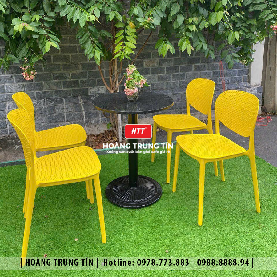 Ghế nhựa đúc nguyên khối nhập khẩu HTT02