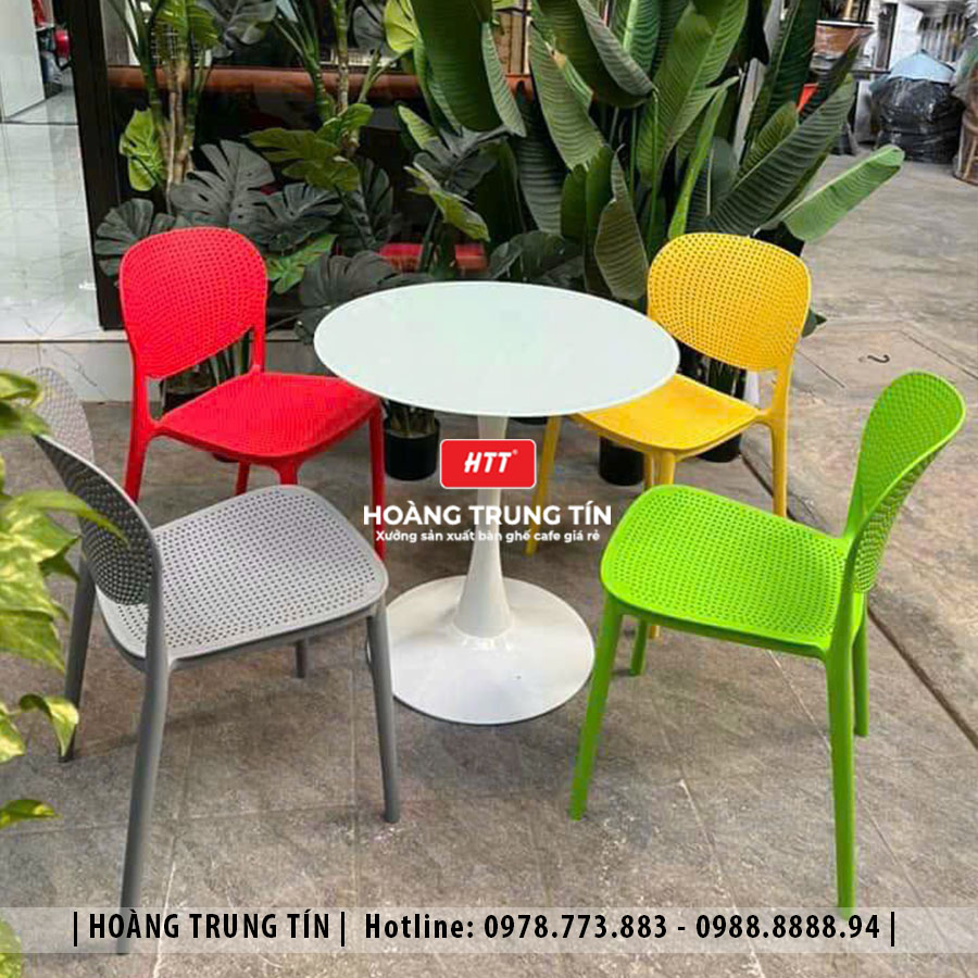 Ghế nhựa đúc nguyên khối nhập khẩu HTT07