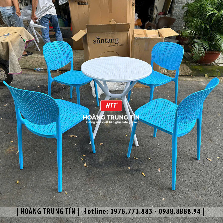 Ghế nhựa đúc nguyên khối HTT10