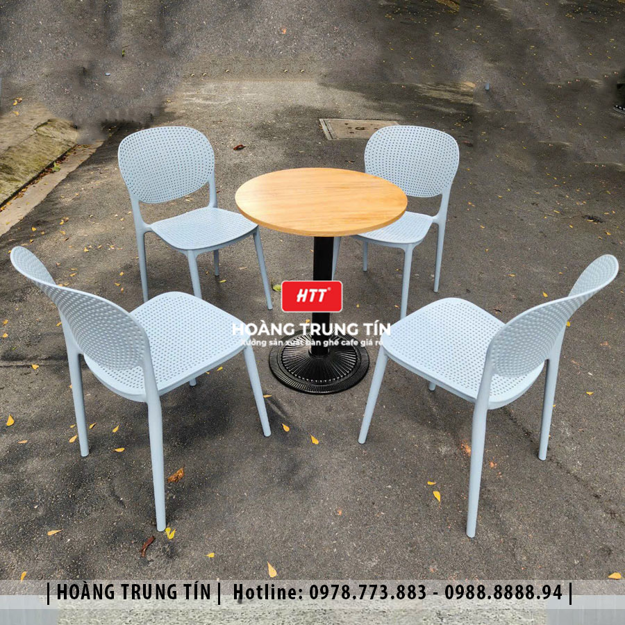 Ghế nhựa đúc nguyên khối nhập khẩu HTT08