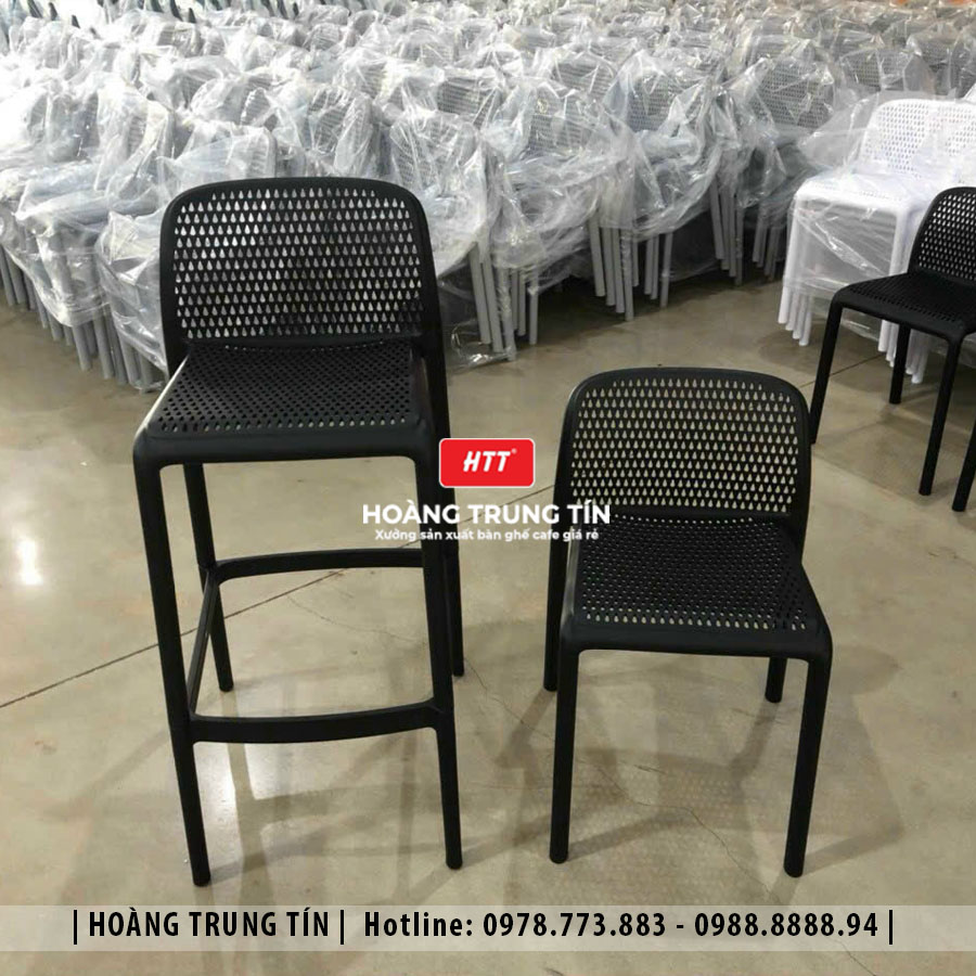 Ghế nhựa đúc nguyên khối nhập khẩu HTT19