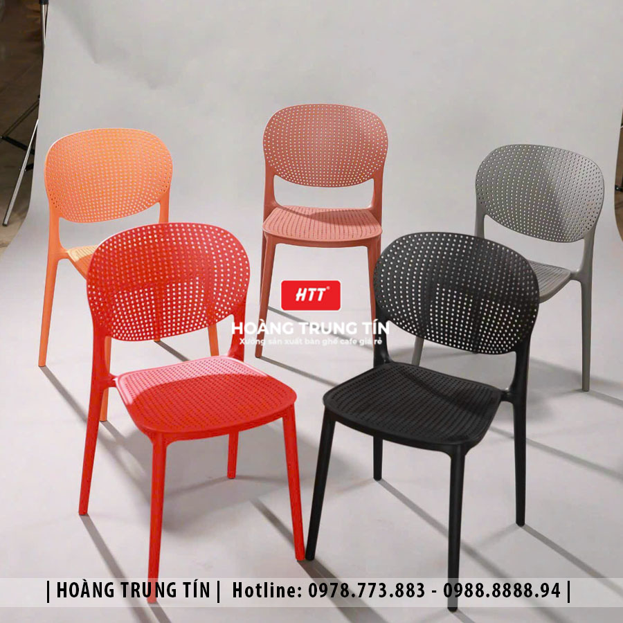 Ghế nhựa đúc nguyên khối nhập khẩu HTT14