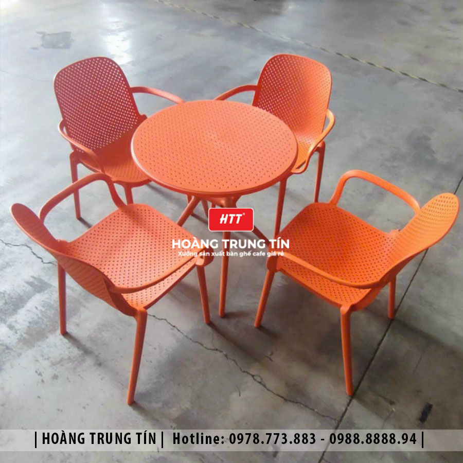 Ghế nhựa đúc nguyên khối nhập khẩu HTT15