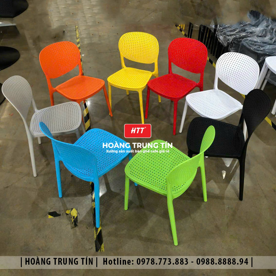Ghế nhựa đúc nguyên khối nhập khẩu HTT17