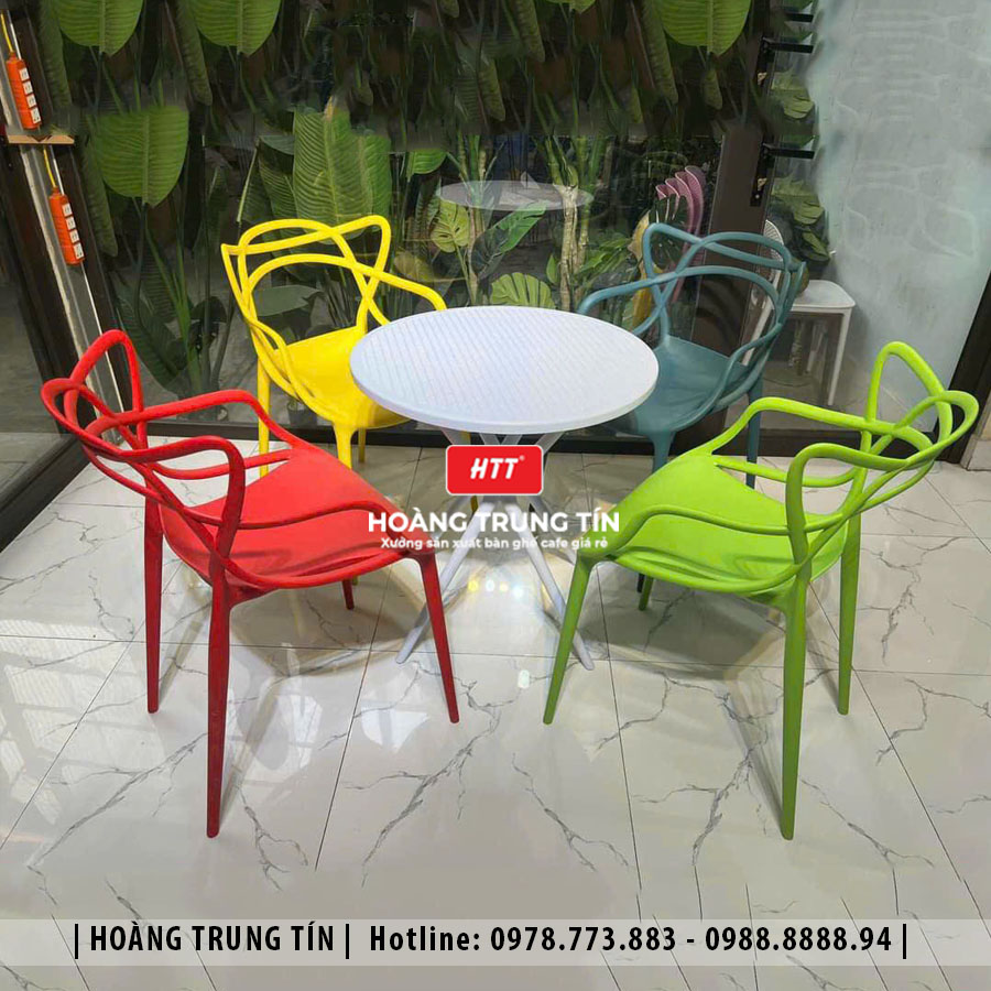 Ghế nhựa đúc nguyên khối nhập khẩu HTT18