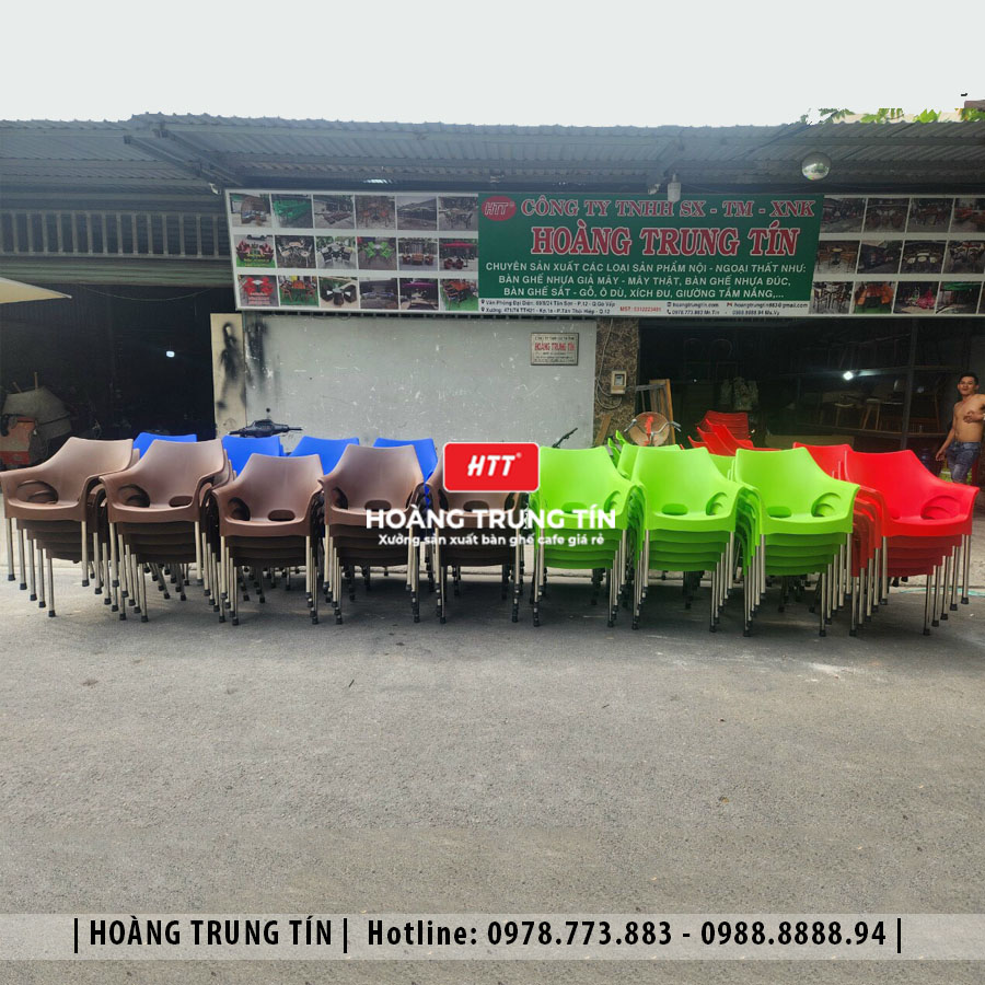 Ghế nhựa đúc nguyên khối HTT22