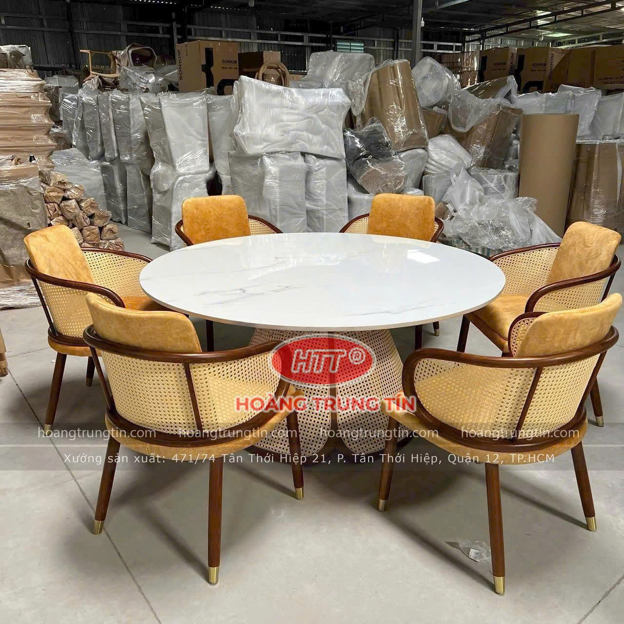 BỘ BÀN ĂN 6 GHẾ HTT 01