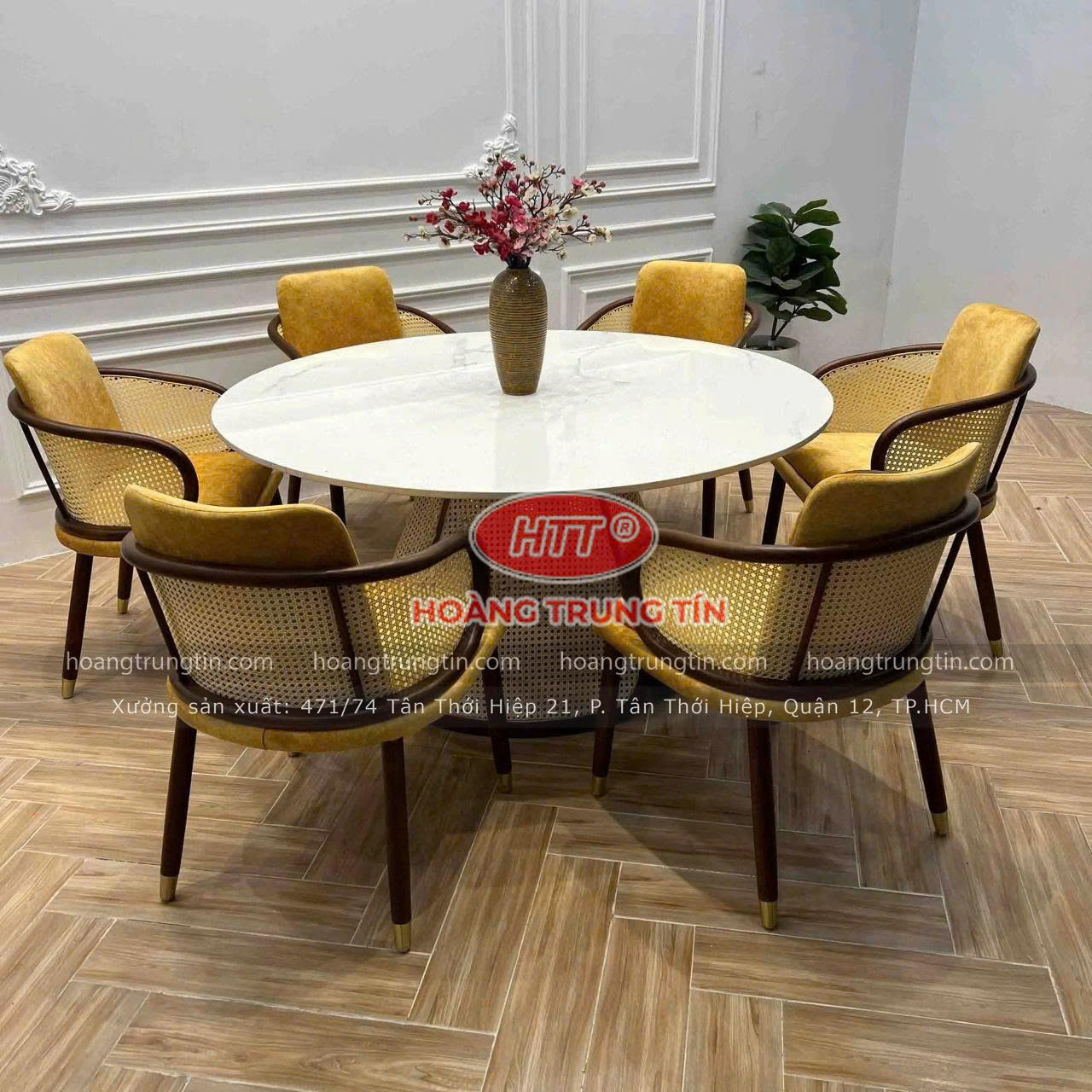 BỘ BÀN ĂN 6 GHẾ HTT 01