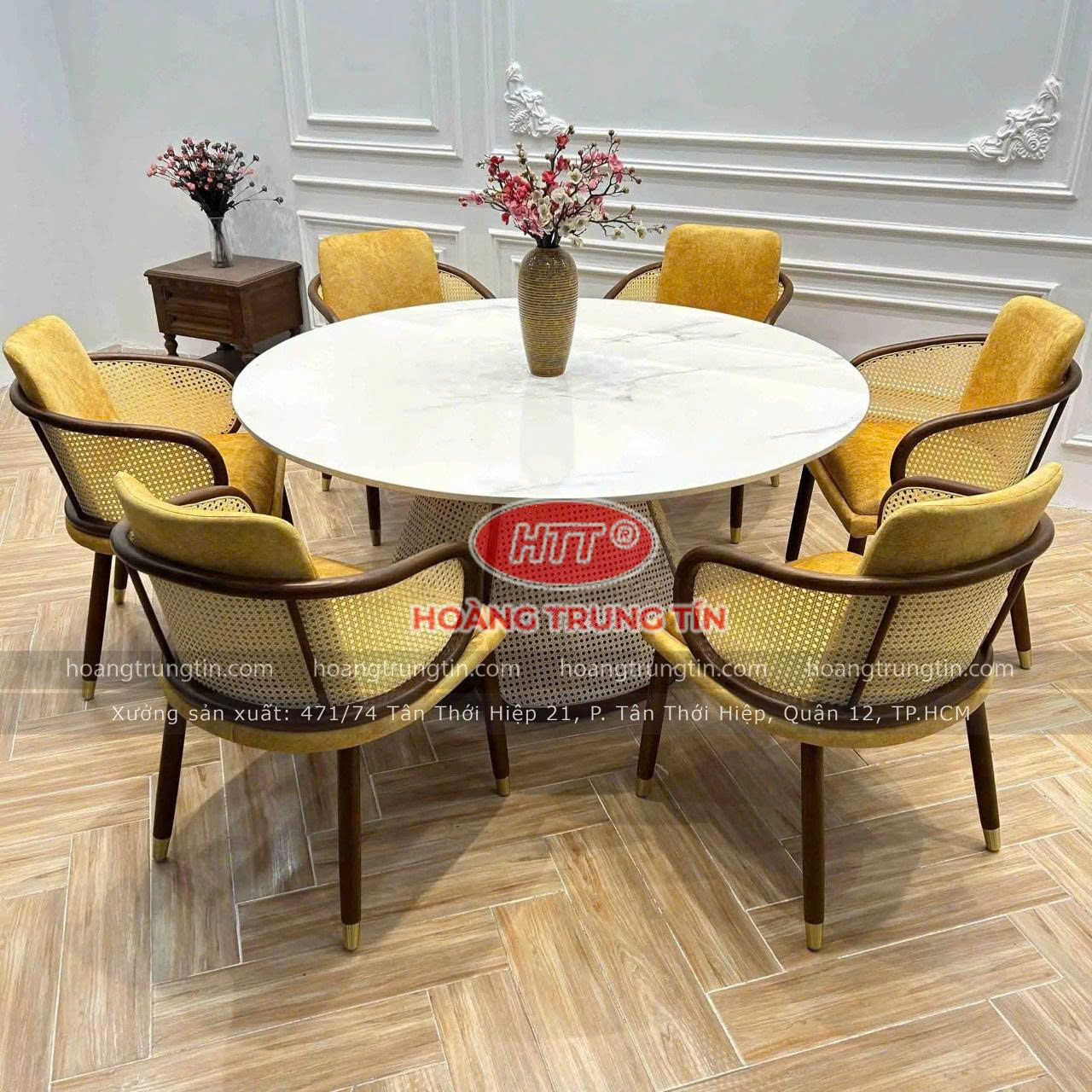 BỘ BÀN ĂN 6 GHẾ HTT 01