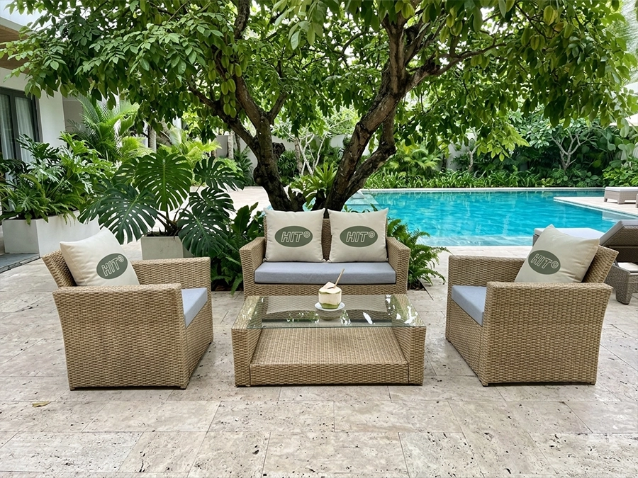 Sofa Nhựa Giả Mây HTT 01