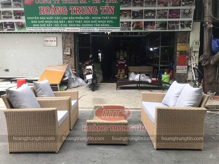 Sofa Nhựa Giả Mây HTT 01