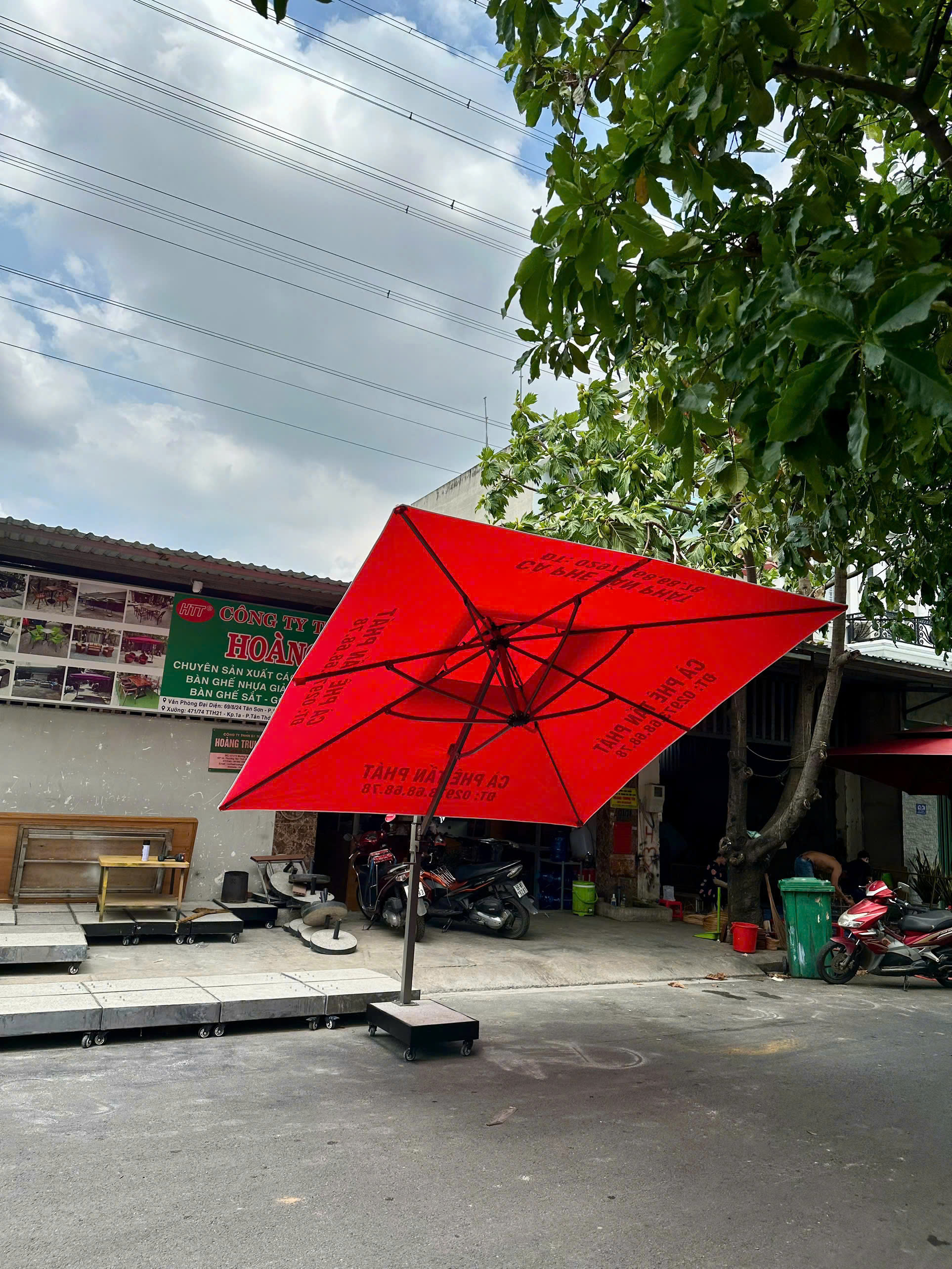 Dù lệch tâm tròn 3m HTT01