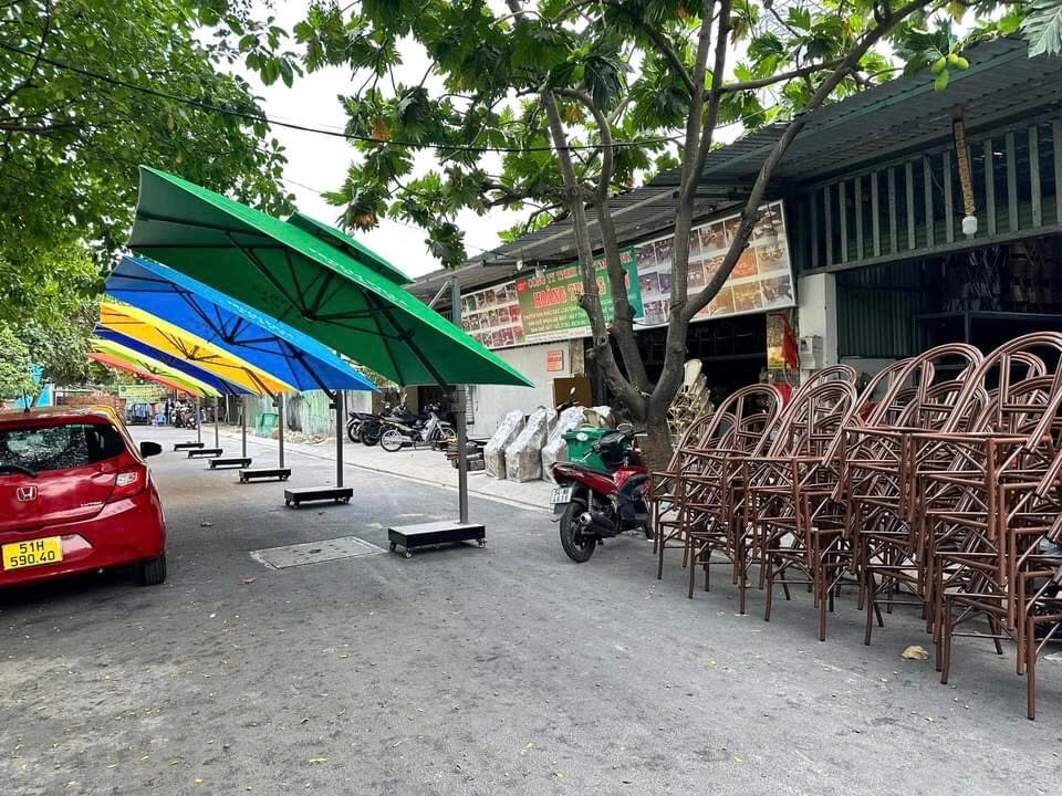 Dù che nắng cafe chính tâm 3m HTT03
