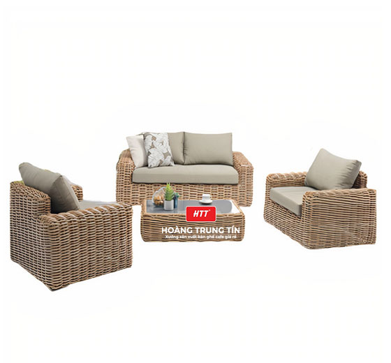 Bộ Sofa nhựa giả Mây Cao cấp