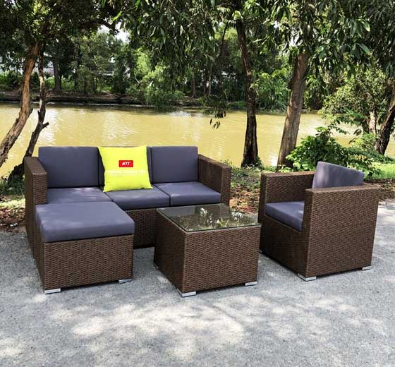Bộ sofa Nhựa Giả Mây