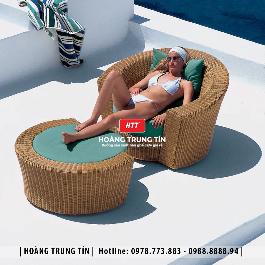 Sofa đan nhựa giả mây HTT063