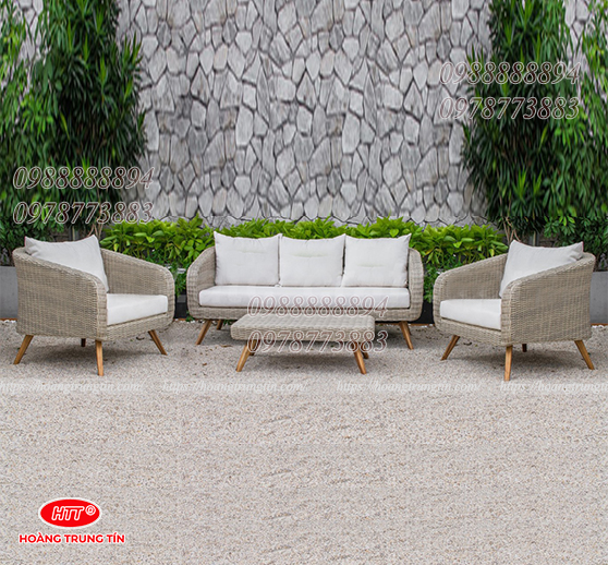 Bộ sofa giả mây SFGMHTT09
