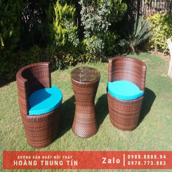 Bộ sofa nhựa giả mây (3)