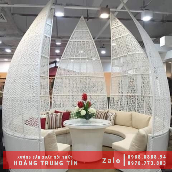 Bộ sofa nhựa giả mây HTT-44