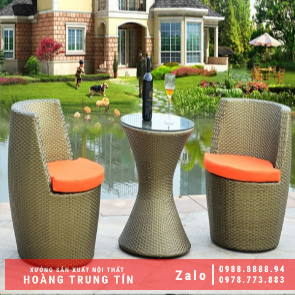 Bộ sofa nhựa giả mây (5)