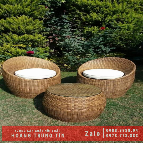 Bộ sofa nhựa giả mây (8)
