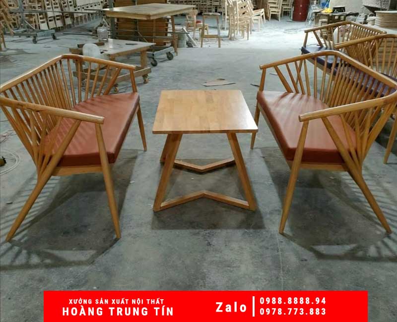 Bộ Sofa gỗ công nghiệp