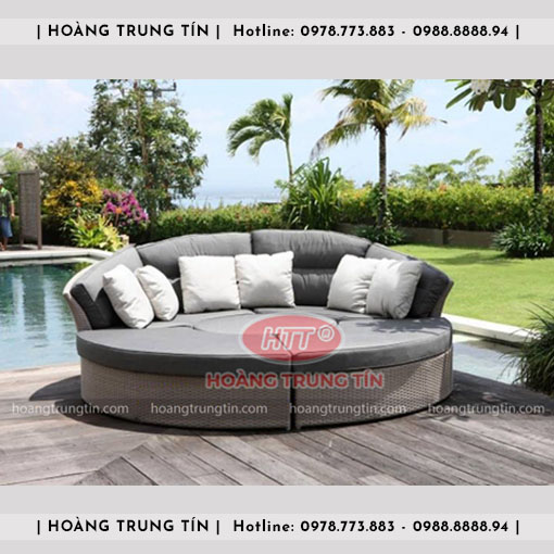 Sofa đan nhựa giả mây HTT023