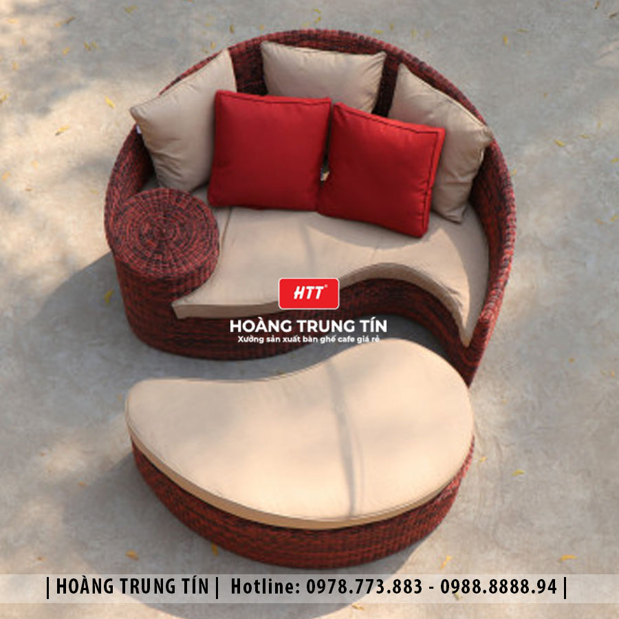 Sofa đan nhựa giả mây HTT073
