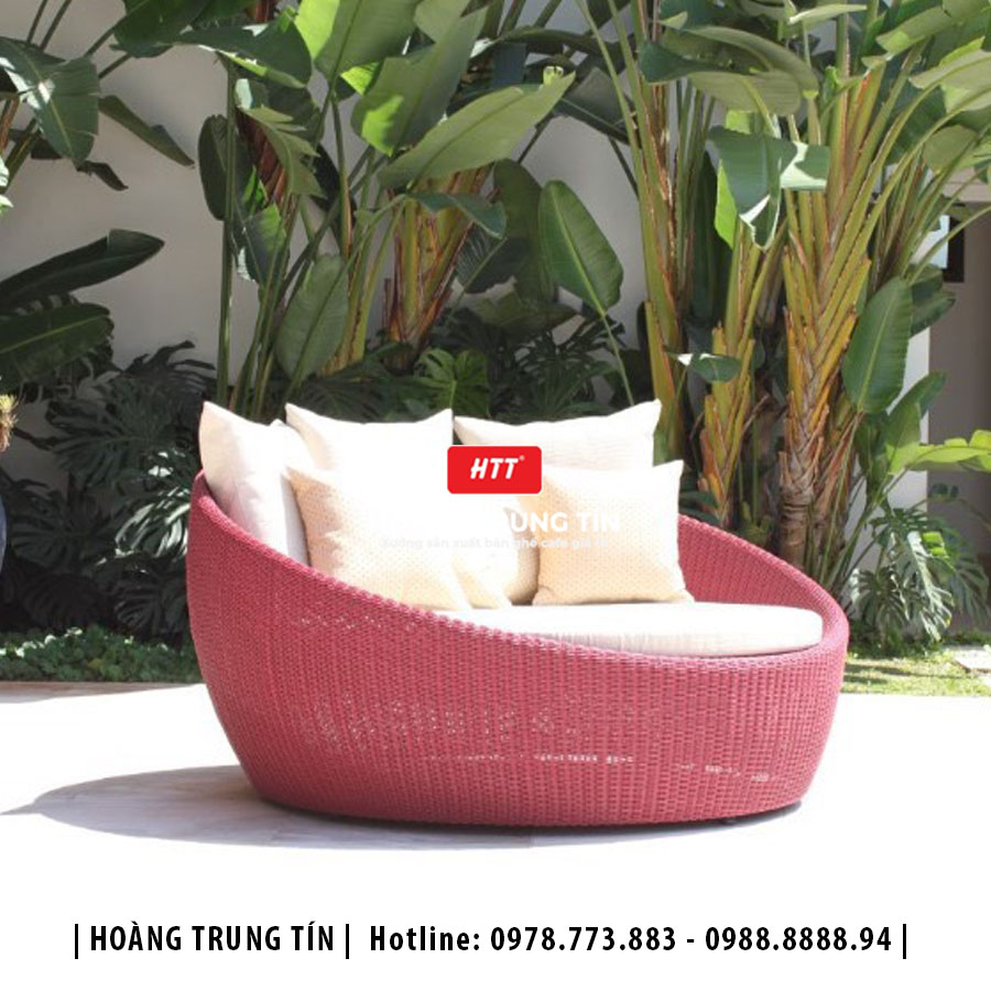 Sofa đan nhựa giả mây HTT074