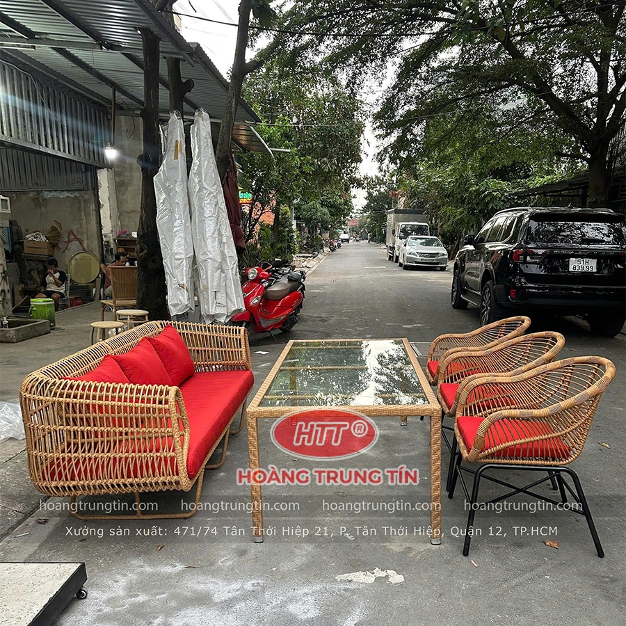 Sofa Nhựa Giả Mây HTT 03